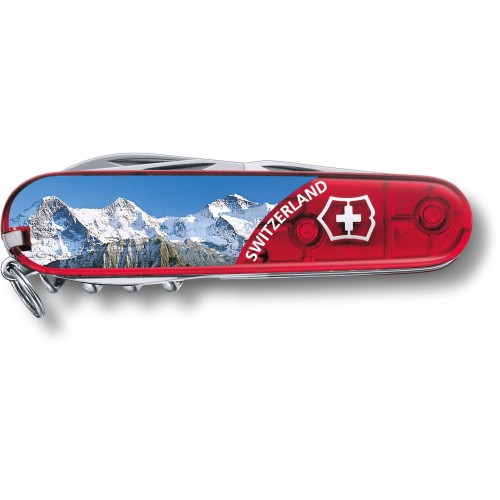 Ножи и мультитулы Victorinox Швейцарский складной нож 91 мм Victorinox CLIMBER Jungfrau 1.3703.TE3