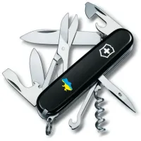Швейцарский складной нож 91мм Victorinox CLIMBER UKRAINE 1.3703.3_T1166u
