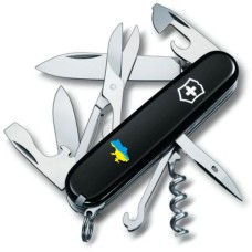 Швейцарский складной нож 91мм Victorinox CLIMBER UKRAINE 1.3703.3_T1166u
