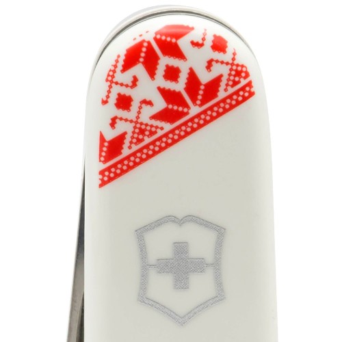 Ножи и мультитулы Victorinox Швейцарский складной нож 91мм Victorinox CLIMBER UKRAINE 1.3703.7_T0051r