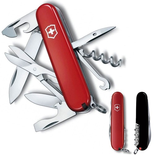 Ножи и мультитулы Victorinox Швейцарский складной нож Victorinox CLIMBER UKRAINE 1.3703.1.3