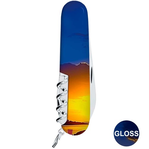 Ножи и мультитулы Victorinox Швейцарский складной нож 91мм Victorinox CLIMBER UKRAINE 1.3703.7.T3220pw