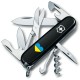 Ножи и мультитулы Victorinox Швейцарский складной нож 91мм Victorinox CLIMBER UKRAINE 1.3703.3_T1090u
