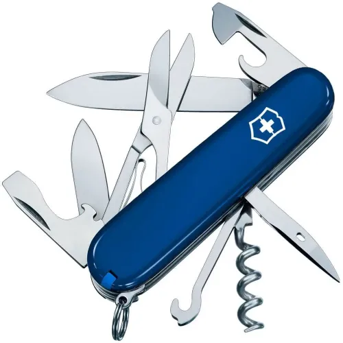 Ножі та мультитули Victorinox Складаний ніж Victorinox CLIMBER UKRAINE синьо-жовтий 1.3703.2.8