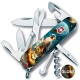 Ножи и мультитулы Victorinox Швейцарский складной нож 91мм Victorinox CLIMBER UKRAINE 1.3703.3.T3210pw