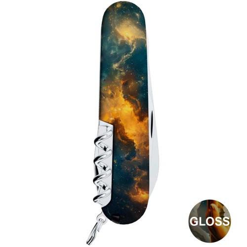 Ножи и мультитулы Victorinox Швейцарский складной нож 91мм Victorinox CLIMBER UKRAINE 1.3703.3.T3210pw