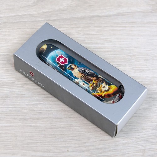 Ножи и мультитулы Victorinox Швейцарский складной нож 91мм Victorinox CLIMBER UKRAINE 1.3703.3.T3210pw