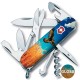 Ножи и мультитулы Victorinox Швейцарский складной нож 91мм Victorinox CLIMBER UKRAINE 1.3703.7.T3230pw