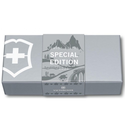 Ножи и мультитулы Victorinox Складаний ніж Victorinox CLIMBER WOOD Swiss Spirit SE (Lim.Ed. 12000) 1.3701.63L21