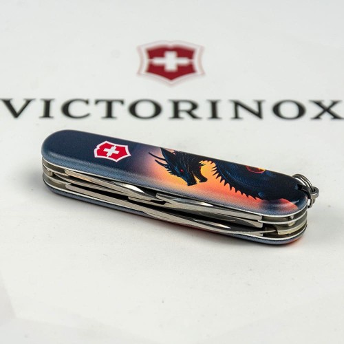 Ножи и мультитулы Victorinox Швейцарский складной нож Victorinox CLIMBER ZODIAC 1.3703.3.Z3270p