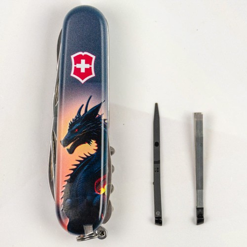 Ножи и мультитулы Victorinox Швейцарский складной нож Victorinox CLIMBER ZODIAC 1.3703.3.Z3270p