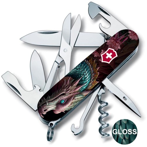 Ножи и мультитулы Victorinox Швейцарский складной нож Victorinox CLIMBER ZODIAC 1.3703.3.Z3290p