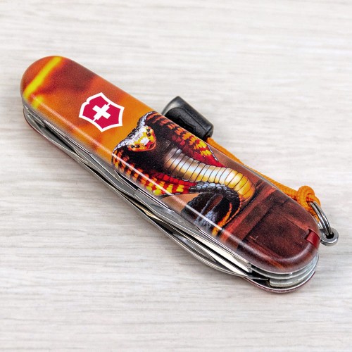Ножи и мультитулы Victorinox Швейцарский складной нож 91мм Victorinox CLIMBER ZODIAC 1.3703.Z4250pk