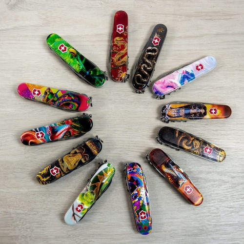 Ножи и мультитулы Victorinox Швейцарский складной нож 91мм Victorinox CLIMBER ZODIAC 1.3703.Z4250pk