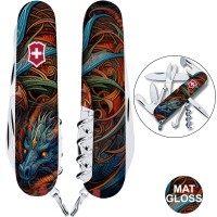Складаний ніж Victorinox CLIMBER ZODIAC Сапфіровий дракон 1.3703.Z3260p