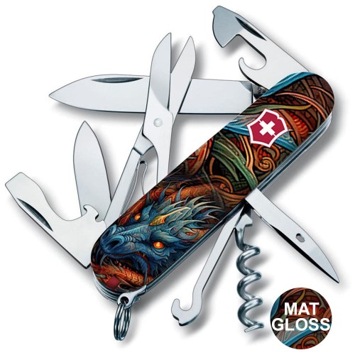 Ножи и мультитулы Victorinox Швейцарский складной нож Victorinox CLIMBER ZODIAC 1.3703.Z3260p