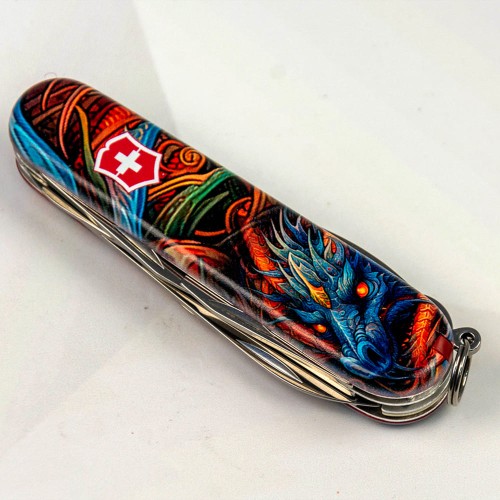 Ножи и мультитулы Victorinox Швейцарский складной нож Victorinox CLIMBER ZODIAC 1.3703.Z3260p