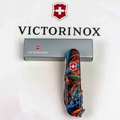 Ножи и мультитулы Victorinox Швейцарский складной нож Victorinox CLIMBER ZODIAC 1.3703.Z3260p