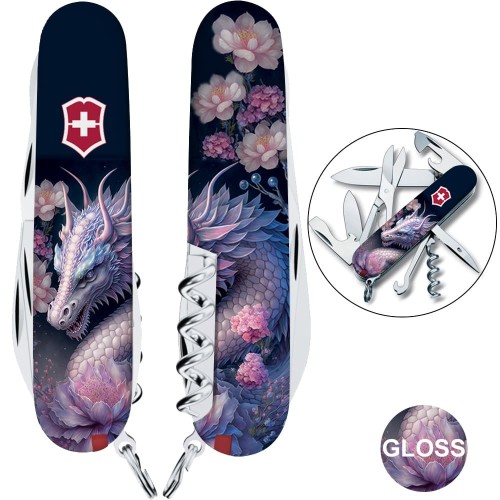 Ножи и мультитулы Victorinox Швейцарский складной нож Victorinox CLIMBER ZODIAC 1.3703.3.Z3280p
