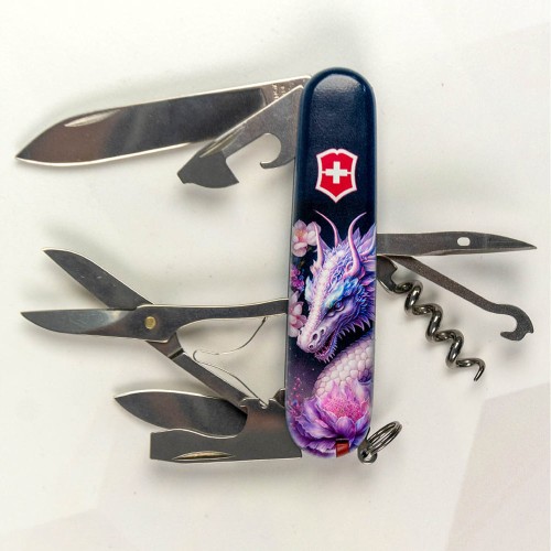 Ножи и мультитулы Victorinox Швейцарский складной нож Victorinox CLIMBER ZODIAC 1.3703.3.Z3280p