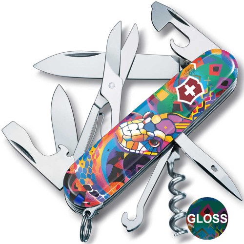Ножи и мультитулы Victorinox Швейцарский складной нож 91мм Victorinox CLIMBER ZODIAC 1.3703.Z4260pk