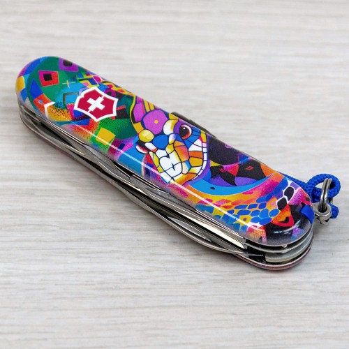 Ножи и мультитулы Victorinox Швейцарский складной нож 91мм Victorinox CLIMBER ZODIAC 1.3703.Z4260pk