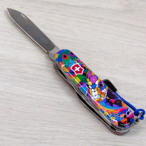 Ножи и мультитулы Victorinox Швейцарский складной нож 91мм Victorinox CLIMBER ZODIAC 1.3703.Z4260pk