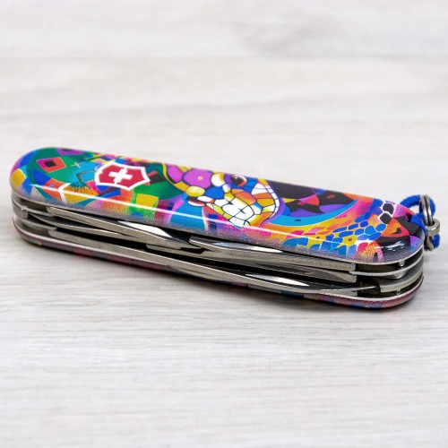 Ножи и мультитулы Victorinox Швейцарский складной нож 91мм Victorinox CLIMBER ZODIAC 1.3703.Z4260pk