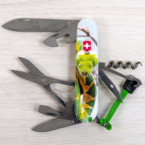 Ножи и мультитулы Victorinox Швейцарский складной нож 91мм Victorinox CLIMBER ZODIAC 1.3703.7.Z4270pk