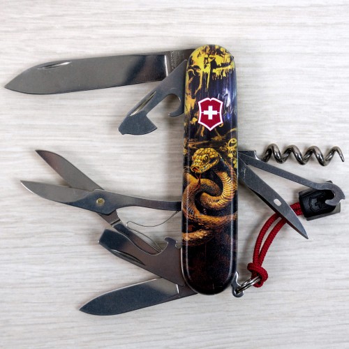 Ножи и мультитулы Victorinox Швейцарский складной нож 91мм Victorinox CLIMBER ZODIAC 1.3703.3.Z4240pk