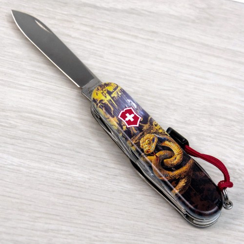 Ножи и мультитулы Victorinox Швейцарский складной нож 91мм Victorinox CLIMBER ZODIAC 1.3703.3.Z4240pk