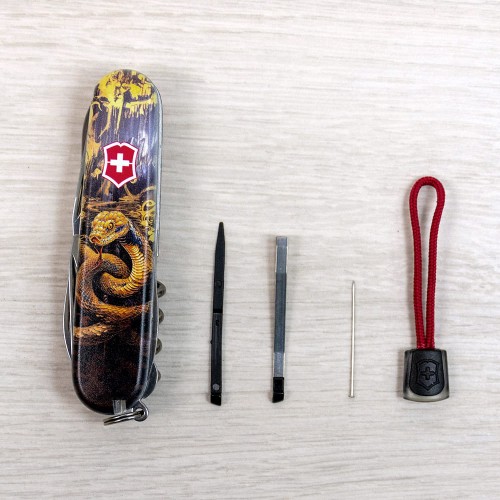 Ножи и мультитулы Victorinox Швейцарский складной нож 91мм Victorinox CLIMBER ZODIAC 1.3703.3.Z4240pk