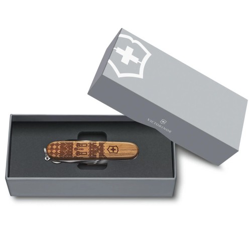 Ножи и мультитулы Victorinox Швейцарский складной нож Victorinox COMPANION Wood Swiss Spirit LE 1.3901.63L23