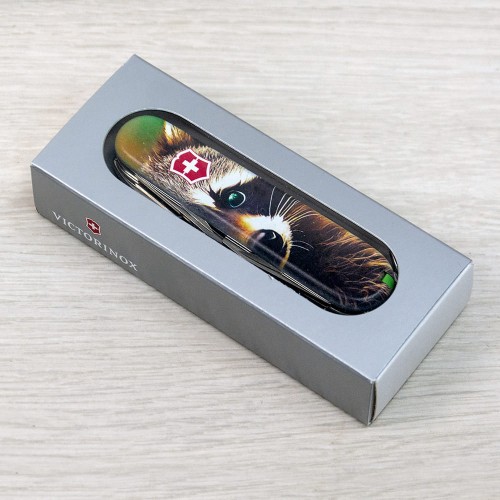Ножи и мультитулы Victorinox Швейцарский складной нож 91мм Victorinox DELUXE TINKER ANIMAL 1.4723.3.F1120pw