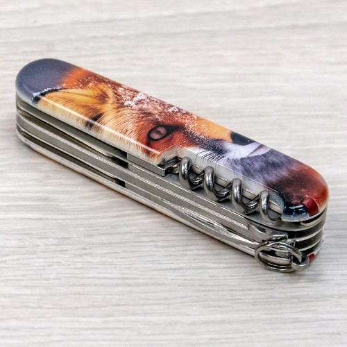 Ножи и мультитулы Victorinox Швейцарский складной нож 91мм Victorinox EXPLORER ANIMAL 1.6703.7.F1060pw