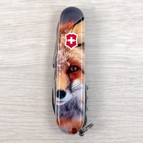 Ножи и мультитулы Victorinox Швейцарский складной нож 91мм Victorinox EXPLORER ANIMAL 1.6703.7.F1060pw