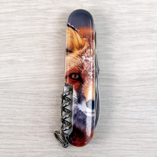 Ножи и мультитулы Victorinox Швейцарский складной нож 91мм Victorinox EXPLORER ANIMAL 1.6703.7.F1060pw