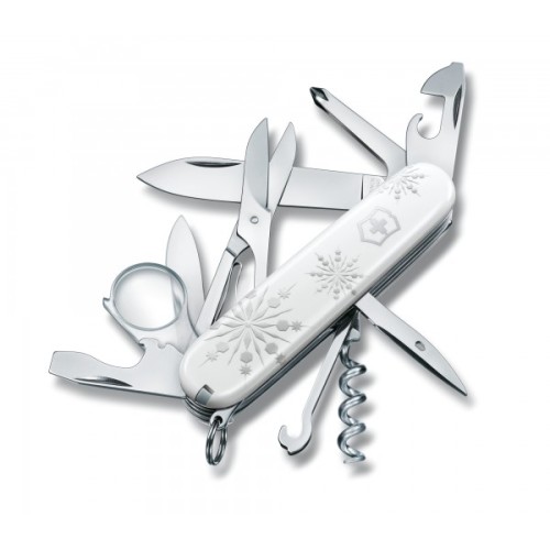 Ножі та мультитули Victorinox Складаний ніж Victorinox EXPLORER White Christmas 1.6703.77