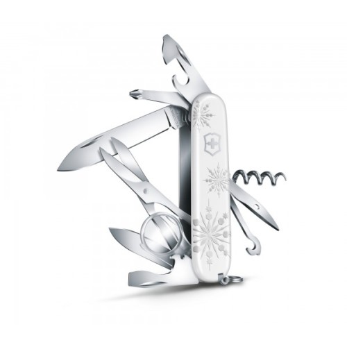 Ножі та мультитули Victorinox Складаний ніж Victorinox EXPLORER White Christmas 1.6703.77