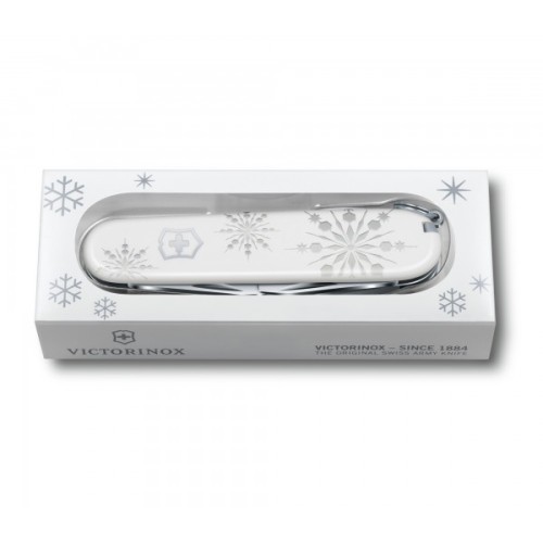 Ножі та мультитули Victorinox Складаний ніж Victorinox EXPLORER White Christmas 1.6703.77