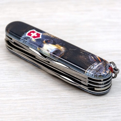 Ножи и мультитулы Victorinox Швейцарский складной нож 91мм Victorinox FIELDMASTER ANIMAL 1.4713.3.F1100pw