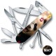 Ножи и мультитулы Victorinox Швейцарский складной нож 91мм Victorinox FISHERMAN ANIMAL 1.4733.7.F1110pw
