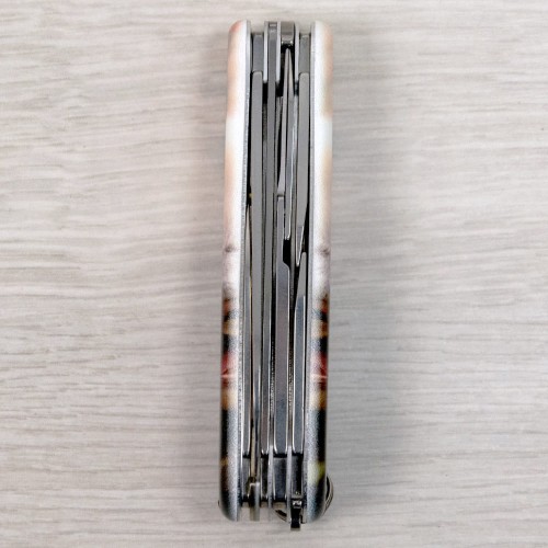 Ножи и мультитулы Victorinox Швейцарский складной нож 91мм Victorinox FISHERMAN ANIMAL 1.4733.7.F1110pw