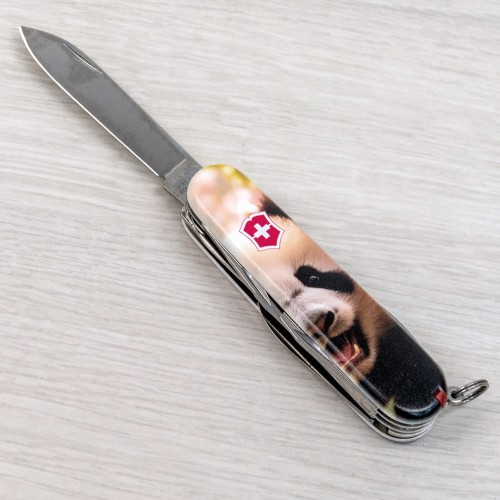 Ножи и мультитулы Victorinox Швейцарский складной нож 91мм Victorinox FISHERMAN ANIMAL 1.4733.7.F1110pw
