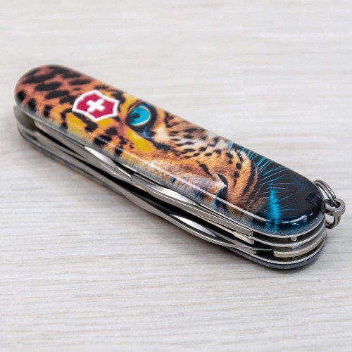 Ножи и мультитулы Victorinox Швейцарский складной нож 91мм Victorinox HIKER ANIMAL 1.4613.3.F1080pw