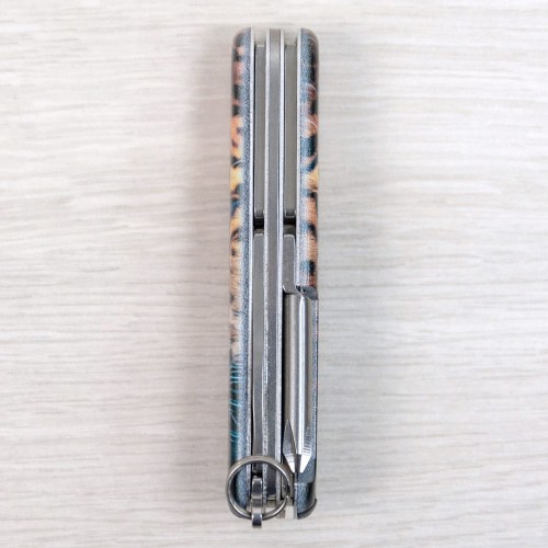 Ножи и мультитулы Victorinox Швейцарский складной нож 91мм Victorinox HIKER ANIMAL 1.4613.3.F1080pw