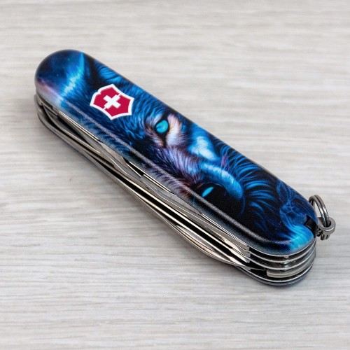 Ножи и мультитулы Victorinox Швейцарский складной нож 91мм Victorinox HUNTSMAN ANIMAL 1.3713.3.F1040pw