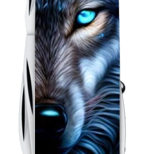 Ножи и мультитулы Victorinox Швейцарский складной нож 91мм Victorinox HUNTSMAN ANIMAL 1.3713.3.F1040pw