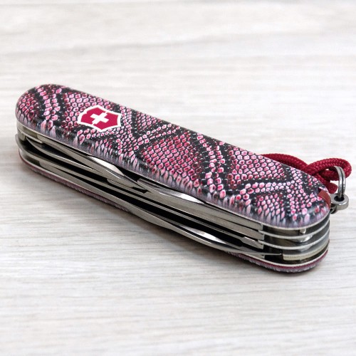 Ножи и мультитулы Victorinox Швейцарский складной нож 91мм Victorinox HUNTSMAN DESIGN 1.3713.R2200pk