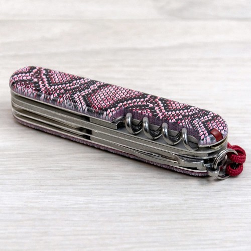 Ножи и мультитулы Victorinox Швейцарский складной нож 91мм Victorinox HUNTSMAN DESIGN 1.3713.R2200pk